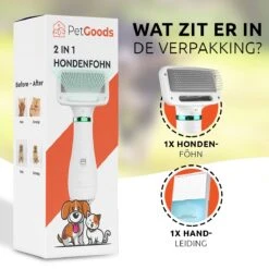 PetGoods 2-in-1 Hondenföhn – Föhn & Borstel - Honden & Katten - Low Noise 17 PetGoods 2-in-1 Hondenföhn – Föhn & Borstel - Honden & Katten - Low Noise -Merkloos Winkel 1200x1200 293