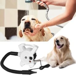 Hondenfohn - Waterblazer Met Draaiknop - 2400W Vermogen Met Warme En Koude Stand - Wit -Merkloos Winkel 1200x1200 300