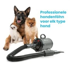 Qumax Professionele Hondenföhn Met 4 Opzetstukken – Waterblazer Voor Honden – Stil Design – Compact En Modern - Zwart -Merkloos Winkel 1200x1200 308