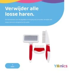 YUNICS® Hondenborstel Set - Hondenkam - Klittenkam – Slicker - Borstelset – Hondenhaar - Haarverzorging - Dierenverzorging - 3 Delig 8 YUNICS® Hondenborstel Set - Hondenkam - Klittenkam – Slicker - Borstelset – Hondenhaar - Haarverzorging - Dierenverzorging - 3 Delig -Merkloos Winkel 1200x1200 384