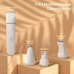 Revo Goods Professionele 4 In 1 Hondentondeuse Set -Ideaal Voor Honden En Andere Huisdieren - Slijper Inbegrepen -Draadloos - Ultra Stil -Merkloos Winkel 1200x1200 481