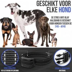 STARMAN Anti Blafband Voor Honden - 3-60KG - Diervriendelijk - Zonder Schok - Vibratie En Audio - Anti Blaf Band 13 STARMAN Anti Blafband Voor Honden - 3-60KG - Diervriendelijk - Zonder Schok - Vibratie En Audio - Anti Blaf Band -Merkloos Winkel 1200x1200 505