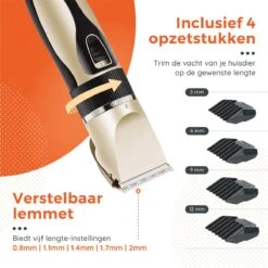 PetGoods Hondentondeuse - 10 Delige Set - Katten & Honden - Draadloos - Low Noise - Incl. Schaar, Nagelknipper, Vijl & Kam 18 PetGoods Hondentondeuse - 10 Delige Set - Katten & Honden - Draadloos - Low Noise - Incl. Schaar, Nagelknipper, Vijl & Kam -Merkloos Winkel 1200x1200 51