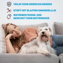 Vulpes Pets® Anti Blaf Apparaat Pro - Anti Blafband Voor Alle Honden - Luxe Hondentrainer - Diervriendelijk & Zonder Schok - Inclusief 9V Batterij - Waterbestendig - Ophangbaar - Instelbare Ultrasone Niveauregeling - 4 Standen -Merkloos Winkel 1200x1200 511
