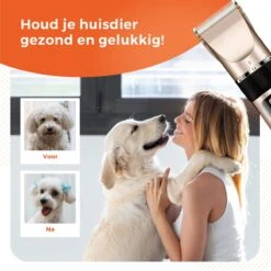 PetGoods Hondentondeuse - 10 Delige Set - Katten & Honden - Draadloos - Low Noise - Incl. Schaar, Nagelknipper, Vijl & Kam 20 PetGoods Hondentondeuse - 10 Delige Set - Katten & Honden - Draadloos - Low Noise - Incl. Schaar, Nagelknipper, Vijl & Kam -Merkloos Winkel 1200x1200 53