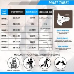 Sharon-B Muilkorf Hond - Camo Bruin - Maat M - Snuitomtrek 26 Tot 30 Cm - Voor Middelgrote Honden -Merkloos Winkel 1200x1200 533