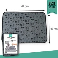 Jooba Puppy Training Pads - Wasbare Puppy Pads 2 Stuks - Hondentoilet - 70x50cm - Puppy -Merkloos Winkel 1200x1200 538