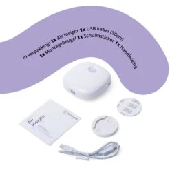 Pettadore Air Insight - Kattenbak Geurverdrijver & Teller - Actieve Zuurstof En Ionen - Oplaadbaar - Met App -Merkloos Winkel 1200x1200 611