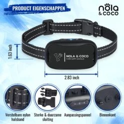 Nola & Coco® Oplaadbare Anti Blafband - 4 Kleuren - Zonder Schok - Waterdichte Diervriendelijke Blaf Halsband - Opvoedingshalsband - Voor Grote En Kleine Honden - Lichte Vibratie En Geluid - 3 Tot 60kg 15 Nola & Coco® Oplaadbare Anti Blafband - 4 Kleuren - Zonder Schok - Waterdichte Diervriendelijke Blaf Halsband - Opvoedingshalsband - Voor Grote En Kleine Honden - Lichte Vibratie En Geluid - 3 Tot 60kg -Merkloos Winkel 1200x1200 631