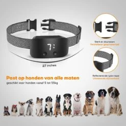 Salvano Anti Blafband - Blafband Voor Honden - Opvoedingshalsbanden - Voor Kleine En Grote Honden - Anti Blafband Zonder Schok- Oplaadbaar - Anti Blaf Apparaat - Blafband - Diervriendelijk -Merkloos Winkel 1200x1200 638