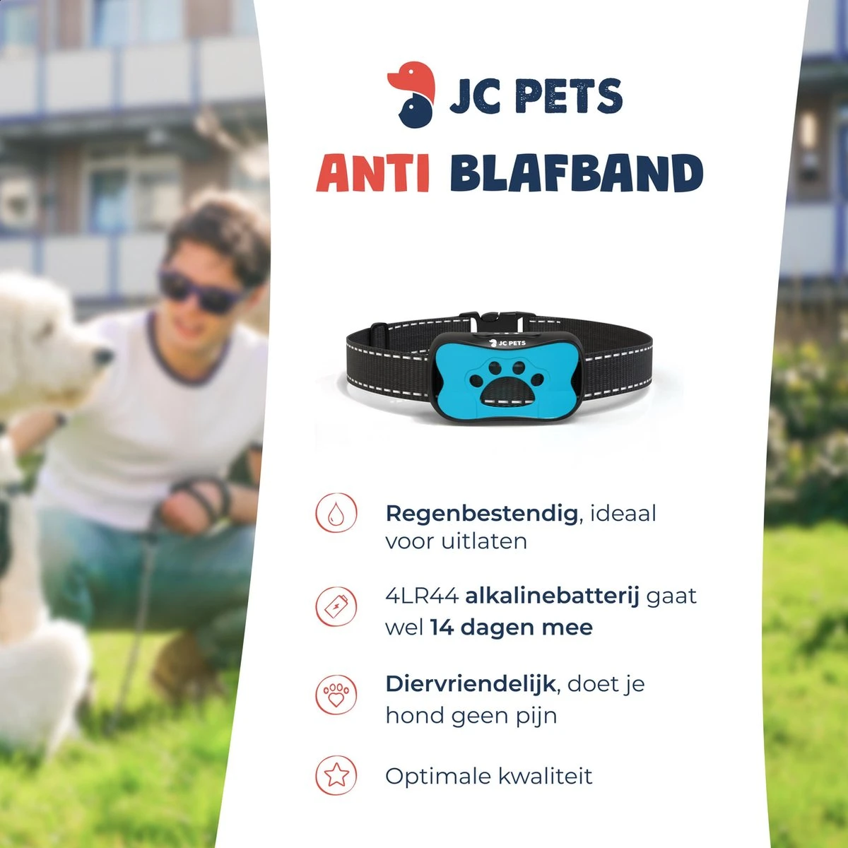 Anti Blafband - Blafband Voor Honden - Anti Blaf Apparaat - Blafband - Diervriendelijk & Zonder Schok 4 Anti Blafband - Blafband Voor Honden - Anti Blaf Apparaat - Blafband - Diervriendelijk & Zonder Schok - Afbeelding 2
