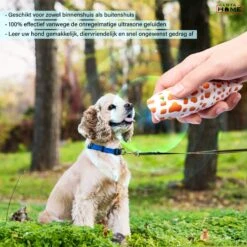 Merkloos LotaHome - Anti Blaf Apparaat - Hondentrainer Voor Binnen En Buiten - Bereik Tot 15 Meter - Diervriendelijk - Zonder Schok - Ultrasone - Voor Alle Honden - Inclusief Clicker -Merkloos Winkel 1200x1200 681