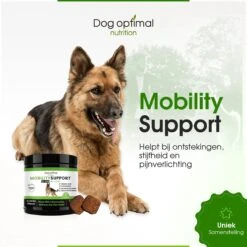 DOG OPTIMAL Gewricht Supplement 120 Stuks - Mobility - Glucosamine Hond - Artrose - Heupdysplasie - Gewrichten - Hondensnacks - Hondenkoekjes - Hondensupplementen - Honden - Puppy - Hondenvoeding -Merkloos Winkel 1200x1200 758