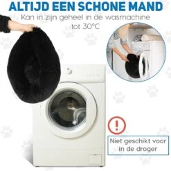 Pawzle Hondenmand - Donut Hondenkussen - Kattenmand - Bed Voor Honden & Katten - Wasbaar - 80cm - Zwart 13 Pawzle Hondenmand - Donut Hondenkussen - Kattenmand - Bed Voor Honden & Katten - Wasbaar - 80cm - Zwart -Merkloos Winkel 1200x1200 871