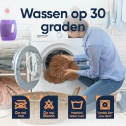 Happysnoots Hondenmand Met Rits - 80cm - Hondenbed - Donut Dog Bed - Fluffy - Grijs - Wasbaar 20 Happysnoots Hondenmand Met Rits - 80cm - Hondenbed - Donut Dog Bed - Fluffy - Grijs - Wasbaar -Merkloos Winkel 1200x1200 881