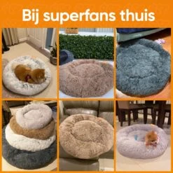 Happysnoots Hondenmand Met Rits - 80cm - Hondenbed - Donut Dog Bed - Fluffy - Grijs - Wasbaar 22 Happysnoots Hondenmand Met Rits - 80cm - Hondenbed - Donut Dog Bed - Fluffy - Grijs - Wasbaar -Merkloos Winkel 1200x1200 883