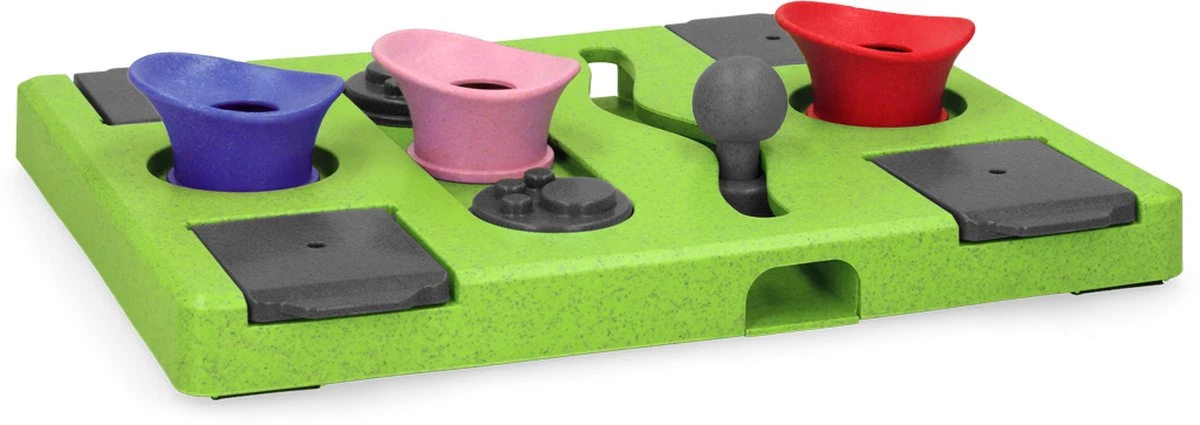 Eat Slow Live Longer Puzzel Rectangle – Intelligentie Speelgoed Voor Honden – Interactief Hondenspeelgoed – Uitdagende Hondenpuzzel – Gerecyclede Materialen – Te Vullen Met Snacks - 25x26x5 Cm - Groen 4 Eat Slow Live Longer Puzzel Rectangle – Intelligentie Speelgoed Voor Honden – Interactief Hondenspeelgoed – Uitdagende Hondenpuzzel – Gerecyclede Materialen – Te Vullen Met Snacks - 25x26x5 Cm - Groen - Afbeelding 2