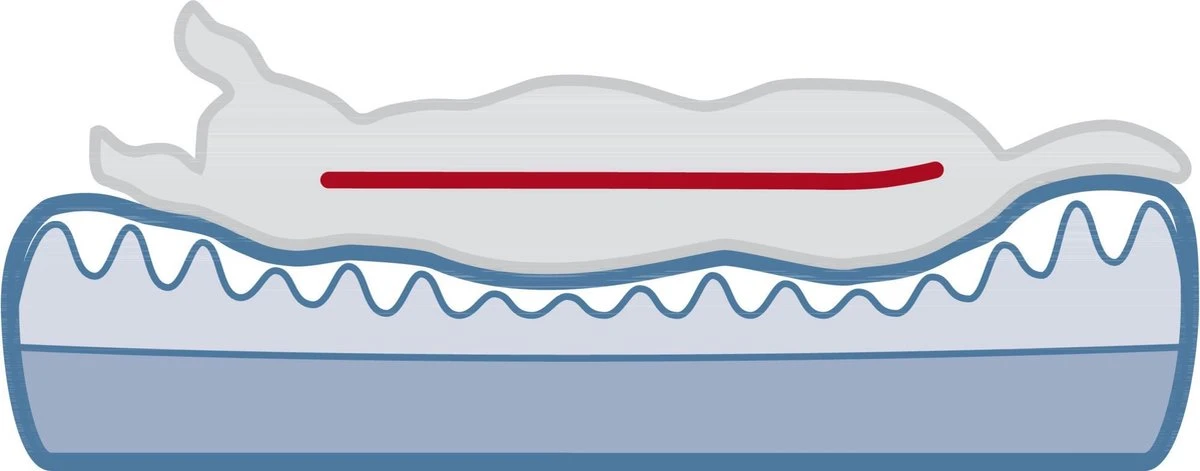 Trixie Vitaal Orthopedische Kussen Taupe/Lichtgrijs - 80 X 50 CM 7 Trixie Vitaal Orthopedische Kussen Taupe/Lichtgrijs - 80 X 50 CM - Afbeelding 5