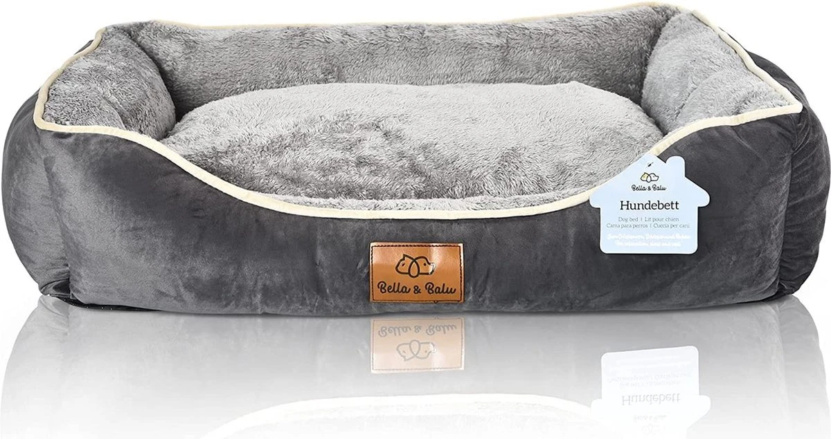 Bella & Balu Hondenbed - Verschillende Maten Voor Kleine, Middelgrote En Grote Honden | XS | Hondenbank Inclusief Verwijderbaar Honden Kussen - Pluizig, Warm, Wasbaar, Gewatteerd 7 Bella & Balu Hondenbed - Verschillende Maten Voor Kleine, Middelgrote En Grote Honden | XS | Hondenbank Inclusief Verwijderbaar Honden Kussen - Pluizig, Warm, Wasbaar, Gewatteerd - Afbeelding 5