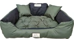 KingDog - Honden- En Kattenbed Met Twee Kussen - Wasbaar - Binnenmaat: 130x100m/ Buitenmaat: 145x115cm- Groen -Merkloos Winkel 1200x635 3