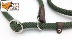 Sliplijn Met Stop - 1.2 Meter - Groen - Verstevigd - Roestvrij Staal - Verstelbaar - Hondenriem - Trainingslijn Voor Honden - Touw - Touwlijn - Lijn - Made In Portugal -Merkloos Winkel 1200x674 7