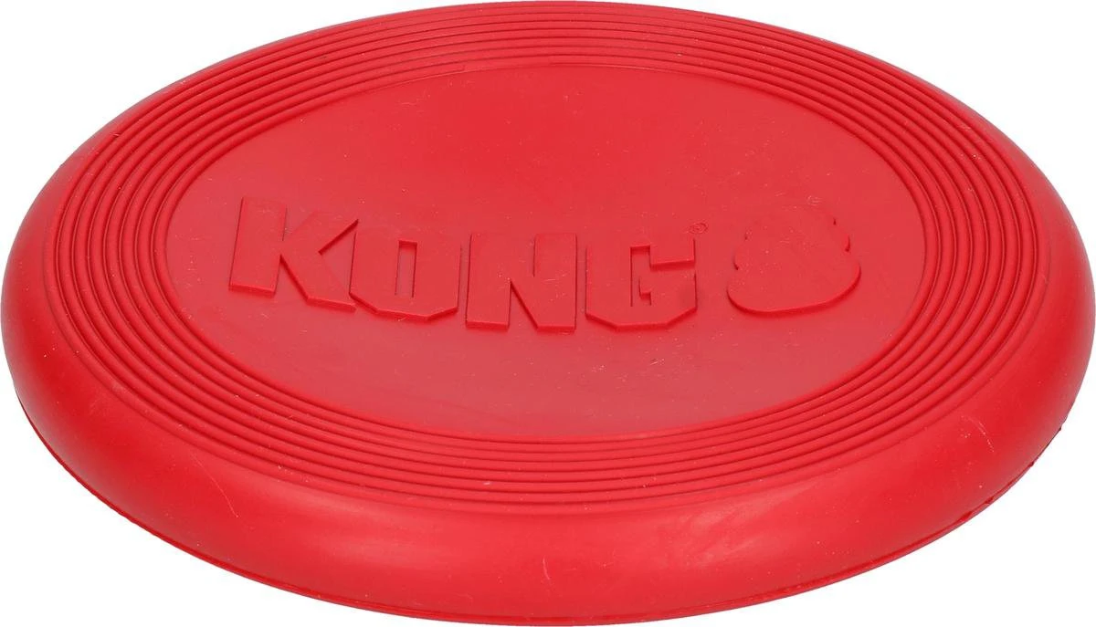 Kong Flyer Frisbee - Hondenspeelgoed - Rood - Ø25 Cm 4 Kong Flyer Frisbee - Hondenspeelgoed - Rood - Ø25 Cm - Afbeelding 2