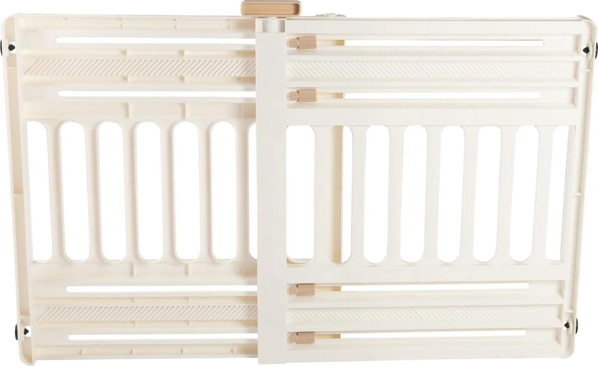 Iris Ohyama Huisdier Bariere PBR-600 - Kunststof - Wit/Beige - Uitschuifbaar 3 Iris Ohyama Huisdier Bariere PBR-600 - Kunststof - Wit/Beige - Uitschuifbaar