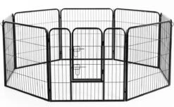 Merkloos Hondenren - Puppyren - Hondenkennel - 8 Kennelpanelen - Staal - 80 Cm Hoog - 640 Cm Omtrek - Uitbreidbaar 14 Merkloos Hondenren - Puppyren - Hondenkennel - 8 Kennelpanelen - Staal - 80 Cm Hoog - 640 Cm Omtrek - Uitbreidbaar -Merkloos Winkel 1200x737 1