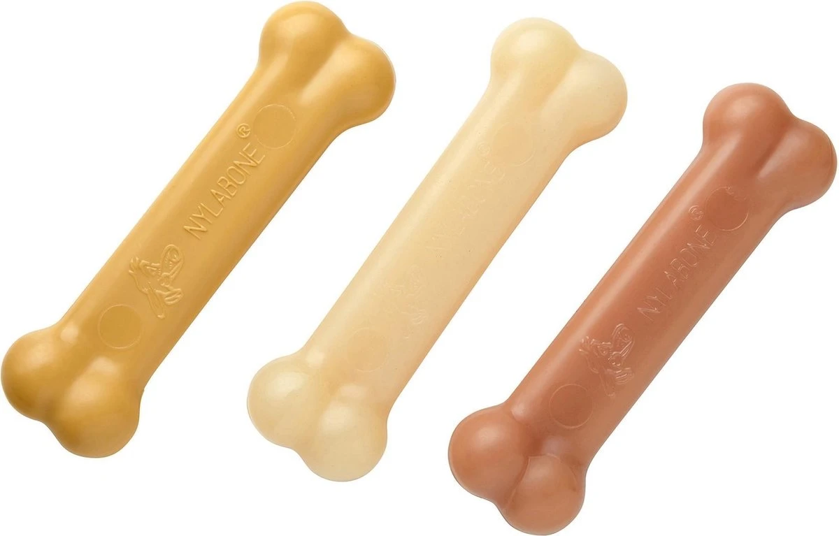 Nylabone - Extreme Triopack Kauwbotten Met Smaken Pindakaas, Kip En Bacon - Small 7 Nylabone - Extreme Triopack Kauwbotten Met Smaken Pindakaas, Kip En Bacon - Small - Afbeelding 5