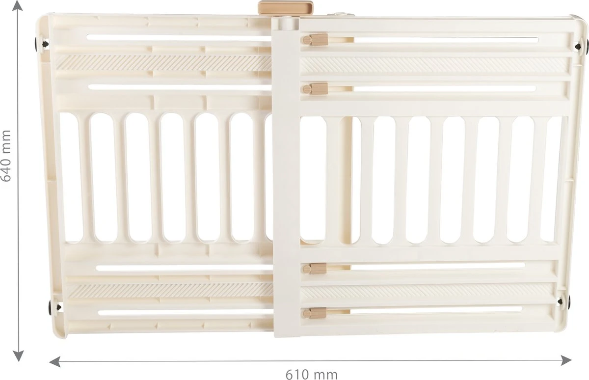 Iris Ohyama Huisdier Bariere PBR-600 - Kunststof - Wit/Beige - Uitschuifbaar 9 Iris Ohyama Huisdier Bariere PBR-600 - Kunststof - Wit/Beige - Uitschuifbaar - Afbeelding 7
