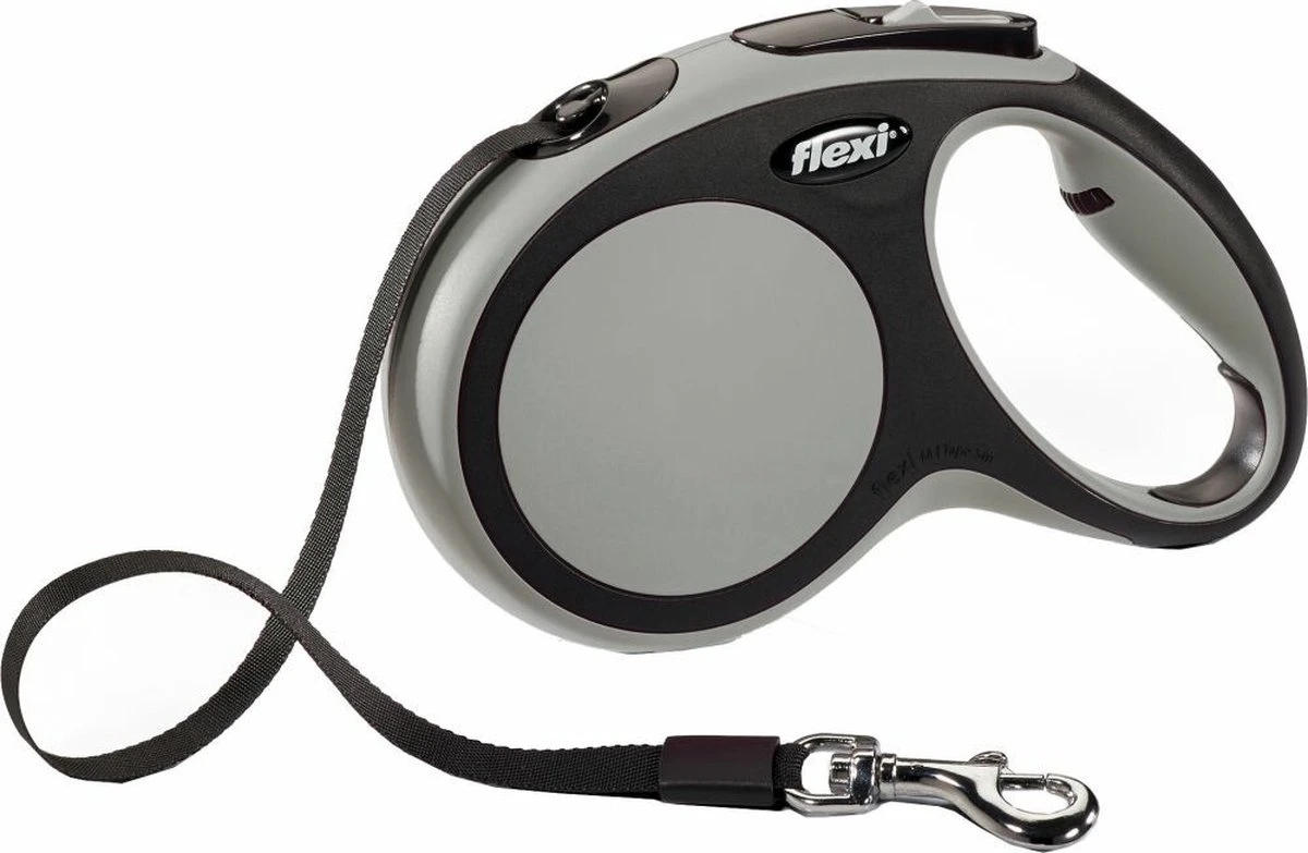 Flexi New Comfort Hondenriem - Grijs - L - 8 M 3 Flexi New Comfort Hondenriem - Grijs - L - 8 M