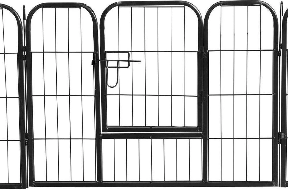MaxxPet Puppyren - Hondenbench - Hondenren- Puppyren Met 16 Kennelpanelen -Staal -80 X 60 Cm 9 MaxxPet Puppyren - Hondenbench - Hondenren- Puppyren Met 16 Kennelpanelen -Staal -80 X 60 Cm - Afbeelding 7