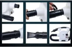 Hondenfohn - Waterblazer Met Draaiknop - 2400W Vermogen Met Warme En Koude Stand - Wit -Merkloos Winkel 1200x793