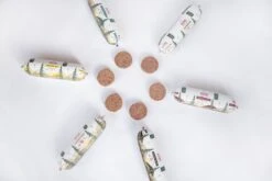 Kivo Petfood Houdbare Worst 12 X 600 Gram Kip & Zalm - Zacht Gestoomd Vlees - Glutenvrij Zonder Andere Fratsen -Merkloos Winkel 1200x800 33