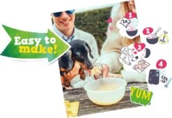 Smoofl Honden Lekkernij - Starter Kit Om Je Eigen Honden Ijs Te Maken, Kit Met 2 Ijsmixen Voor Honden, Pindakaas En Aardbei Smaak, Een Pootvormige Silicone Vorm - Voor 4 Hondenijsjes -Merkloos Winkel 1200x819 1