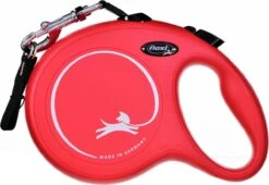 Flexi New Classic Tape - Hondenriem - Rood - L - 8 M - (<50 Kg) -Merkloos Winkel 1200x827 2
