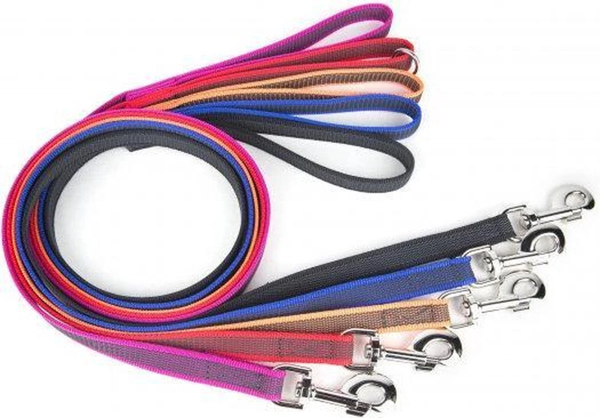 Julius K9 Antislip Lijn- 2 Meter - 14mm - Met Handvat - Rood 5 Julius K9 Antislip Lijn- 2 Meter - 14mm - Met Handvat - Rood - Afbeelding 3