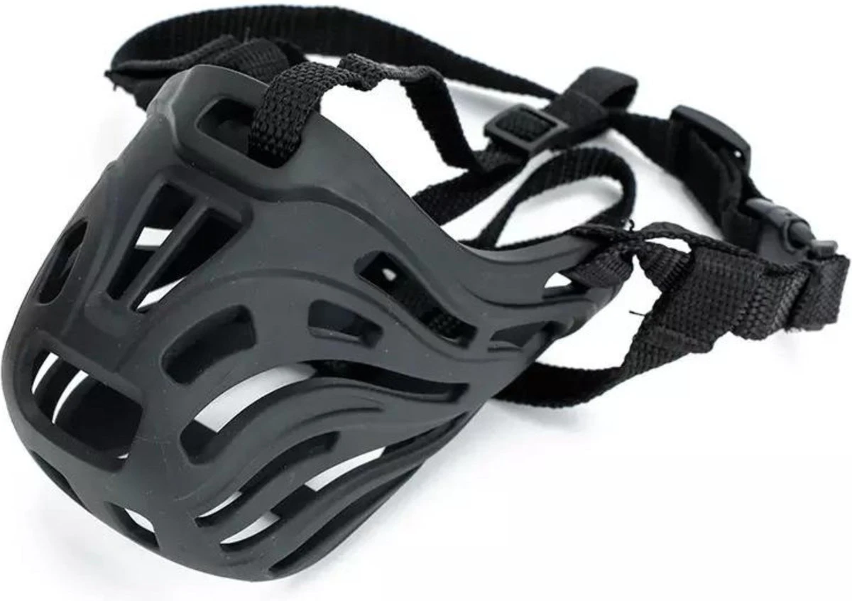 XtraSafe Muilkorf Voor Kleine Honden - Zwart - Maat 4 - Comfortabel 4 XtraSafe Muilkorf Voor Kleine Honden - Zwart - Maat 4 - Comfortabel - Afbeelding 2