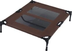 Hondenbed - Hondenstretcher - Honden Ligbed - L - Draagbaar - 92Lx76Bx18H Cm - Bruin -Merkloos Winkel 1200x851 2