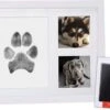 NOVOB® Fotolijst Met Inktafdruk - Pootafdruk Hond - Contactloos - Paw Print - Hondenspeelgoed - Afdruk Huisdier - Cadeau - 23.5 X 29 Cm | Wit -Merkloos Winkel 1200x871 3