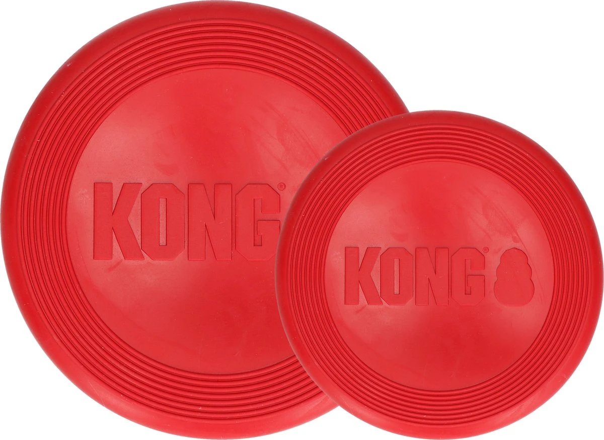 Kong Flyer Frisbee - Hondenspeelgoed - Rood - Ø25 Cm 19 Kong Flyer Frisbee - Hondenspeelgoed - Rood - Ø25 Cm - Afbeelding 17