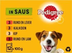 Pedigree Adult Honden Natvoer - Vlees & Gevogelte In Saus - 48 X 100g -Merkloos Winkel 1200x884 1