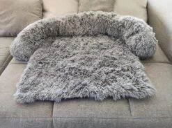 Kussen Voor Hond Of Meerdere Katten | Fluffy Dierenkussen Van Pluche | Kat | Bank | Mand | Hondenmand Of Kattenmand | Hondendeken & Bankbeschermer Max. 20 Kg | Donkergrijs | Maat L -Merkloos Winkel 1200x900 13