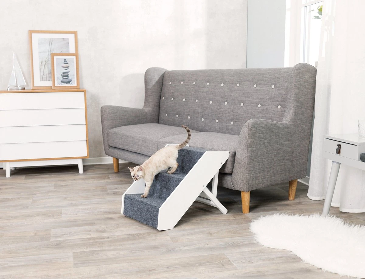 Trixie Trap In Hoogte Verstelbaar Wit - 40X67 CM 7 Trixie Trap In Hoogte Verstelbaar Wit - 40X67 CM - Afbeelding 5