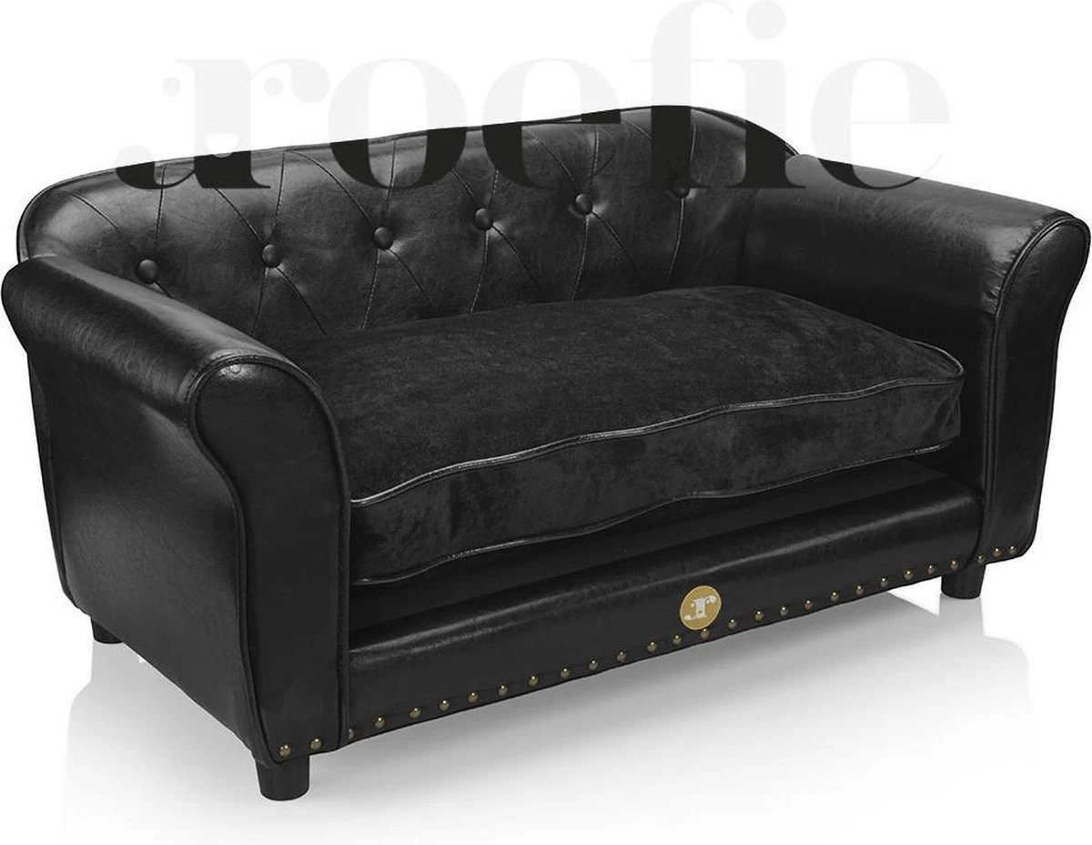 Luxe Hondensofa - ENJOYMENT - Zwart 3 Luxe Hondensofa - ENJOYMENT - Zwart