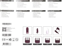 Nobleza Dieren Tondeuse Set - 4 Opzetkammen - Draadloos - Voor Huisdieren Katten & Honden -Merkloos Winkel 1200x943 1