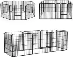 Merkloos Hondenren - Puppyren - Hondenkennel - 8 Kennelpanelen - Staal - 80 Cm Hoog - 640 Cm Omtrek - Uitbreidbaar 16 Merkloos Hondenren - Puppyren - Hondenkennel - 8 Kennelpanelen - Staal - 80 Cm Hoog - 640 Cm Omtrek - Uitbreidbaar -Merkloos Winkel 1200x945 2