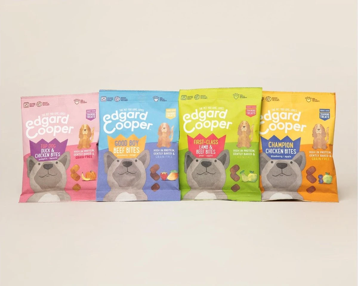 Merkloos Edgard & Cooper Lam & Rund Bites - Voor Honden - Hondensnack - 50g 5 Merkloos Edgard & Cooper Lam & Rund Bites - Voor Honden - Hondensnack - 50g - Afbeelding 3