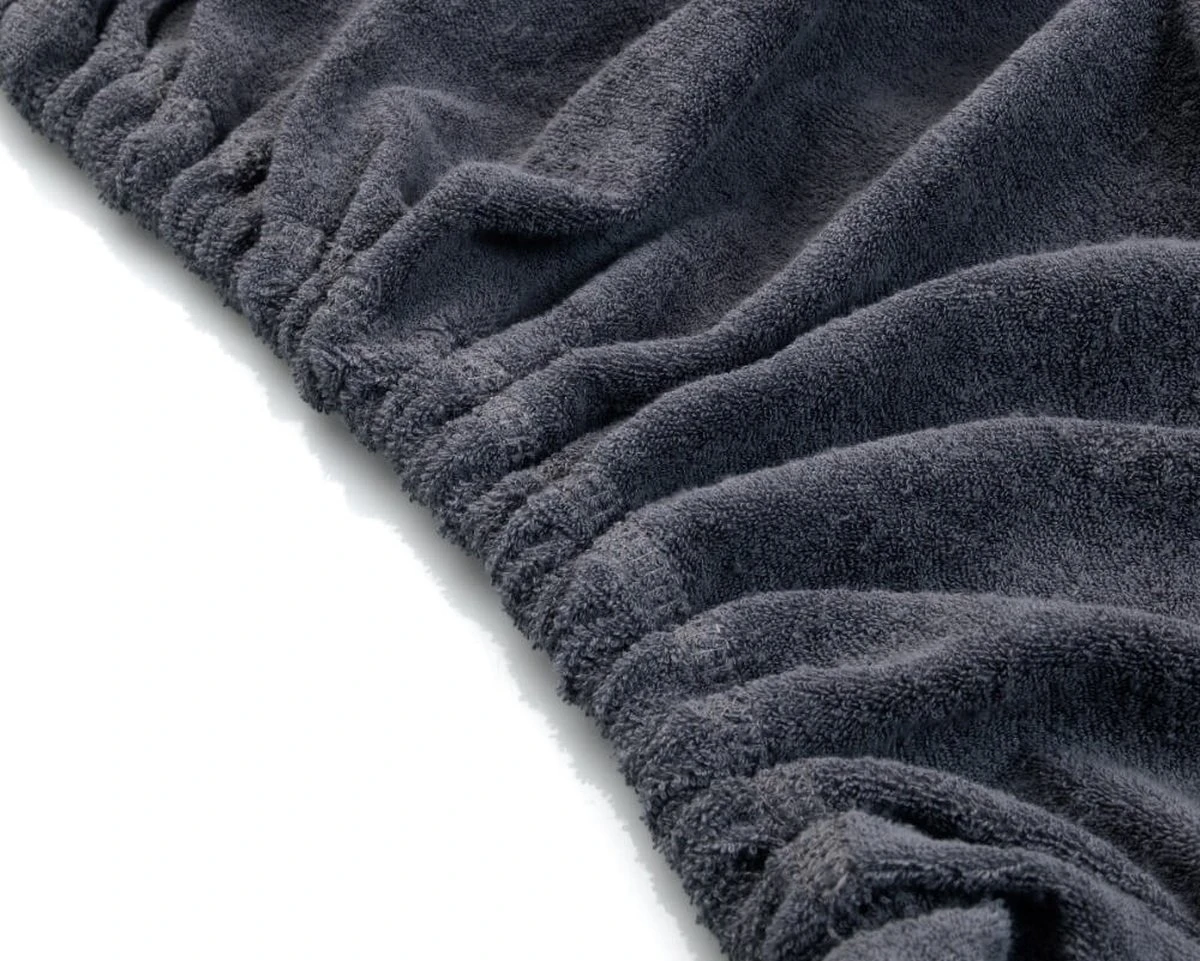 Hoeslaken Massagetafel Grijs- Extra Dik - Badstof Stretch - Met Uitsparing 6 Hoeslaken Massagetafel Grijs- Extra Dik - Badstof Stretch - Met Uitsparing - Afbeelding 4