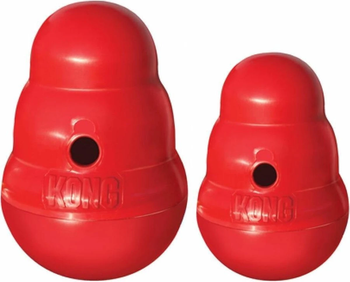 Kong Wobbler - Hondenspeelgoed - Rood - S - 15 X 11 Cm 6 Kong Wobbler - Hondenspeelgoed - Rood - S - 15 X 11 Cm - Afbeelding 4